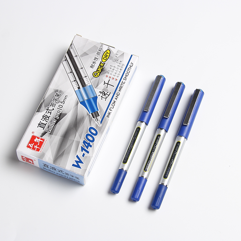 Liquid Roller Pen with Metal Design