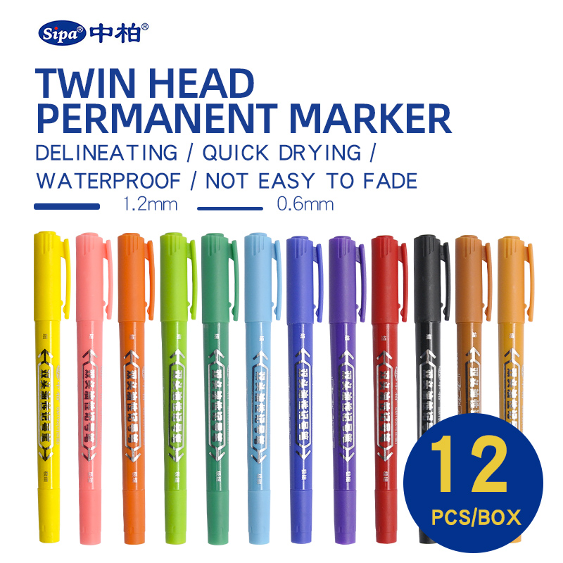 Twin Head Permanent Refillable Marker SM192
