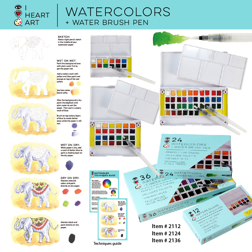 24 Colors Professional Artist Acrylic Paint Set for Canvas
