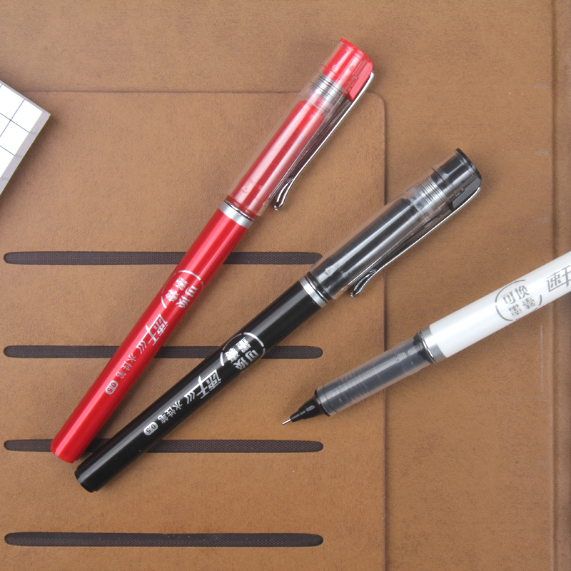 Refillable Metallic Roller Pen with Quick-Drying Ink
