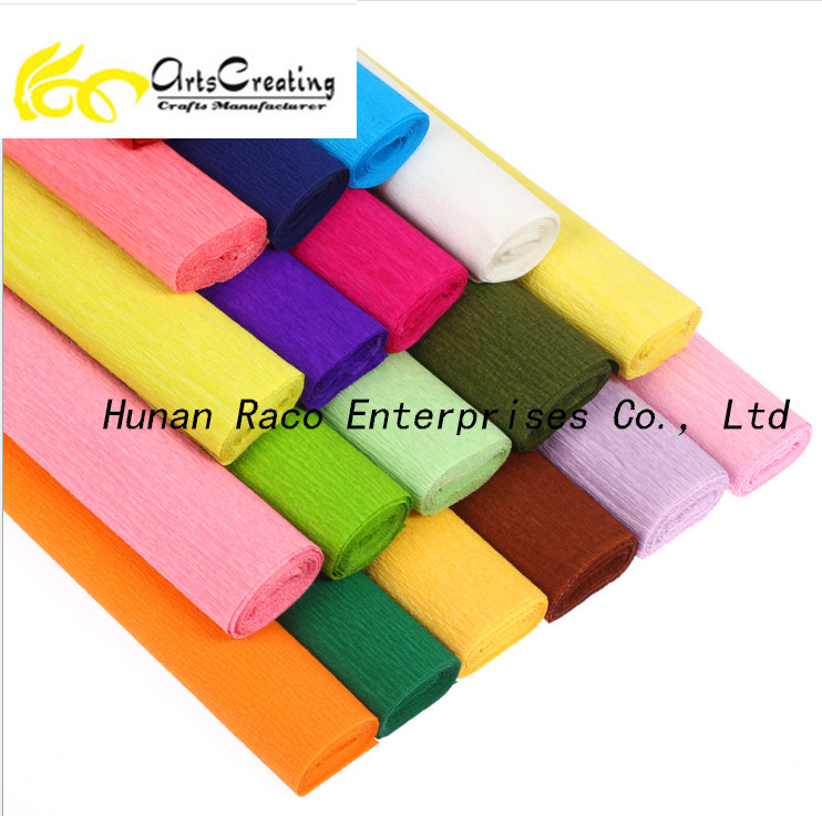 Color Crepe Paper for Crafts and Decorations
