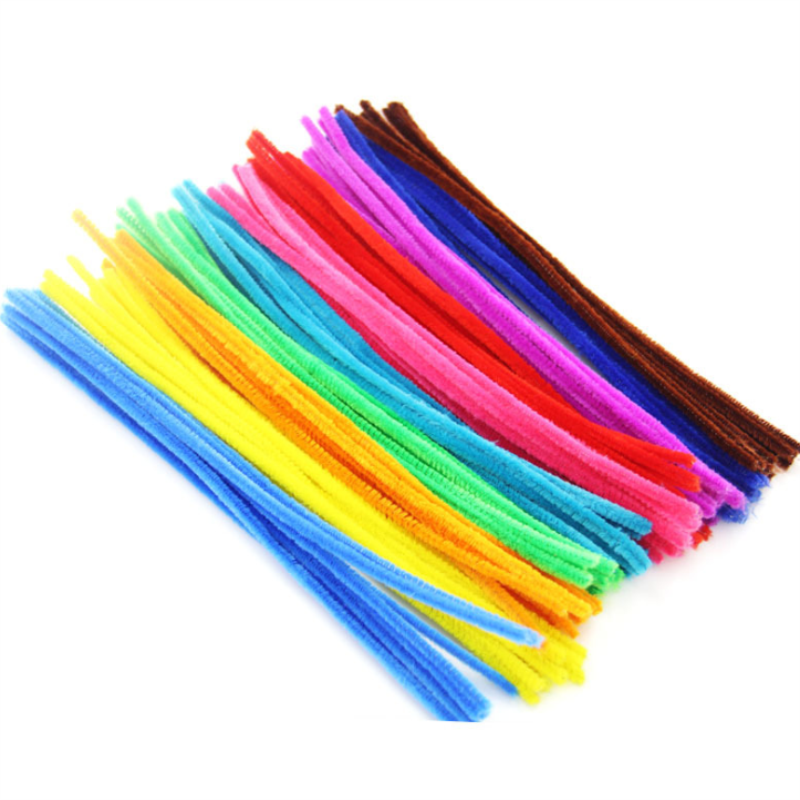 Tinsel pipe cleaner craft stems