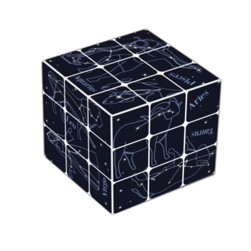 Zodiac Signs Art Rubik's Cube