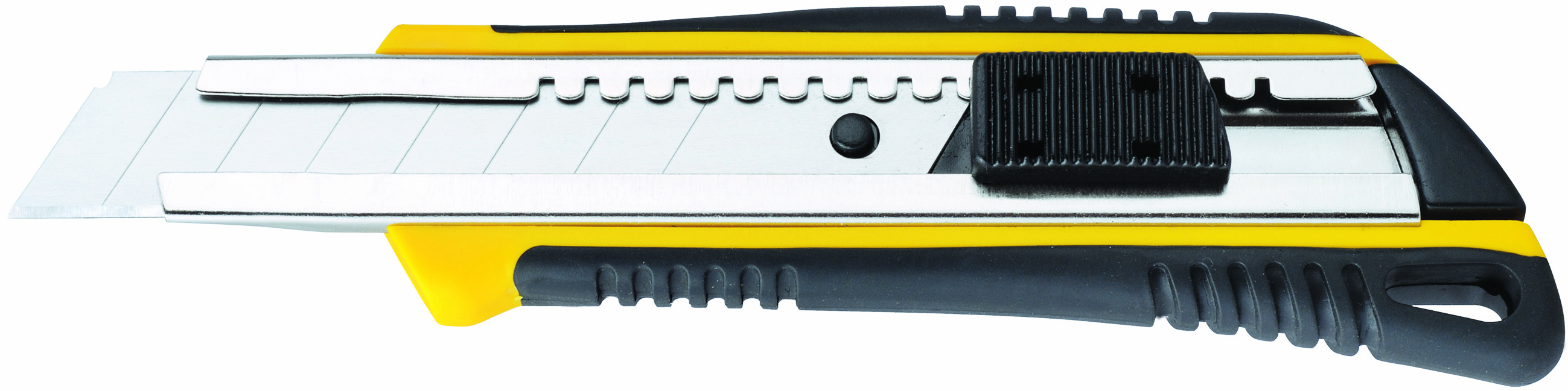Utility Cutter Knife with ABS-TPR Body and Chrome Steel Guide