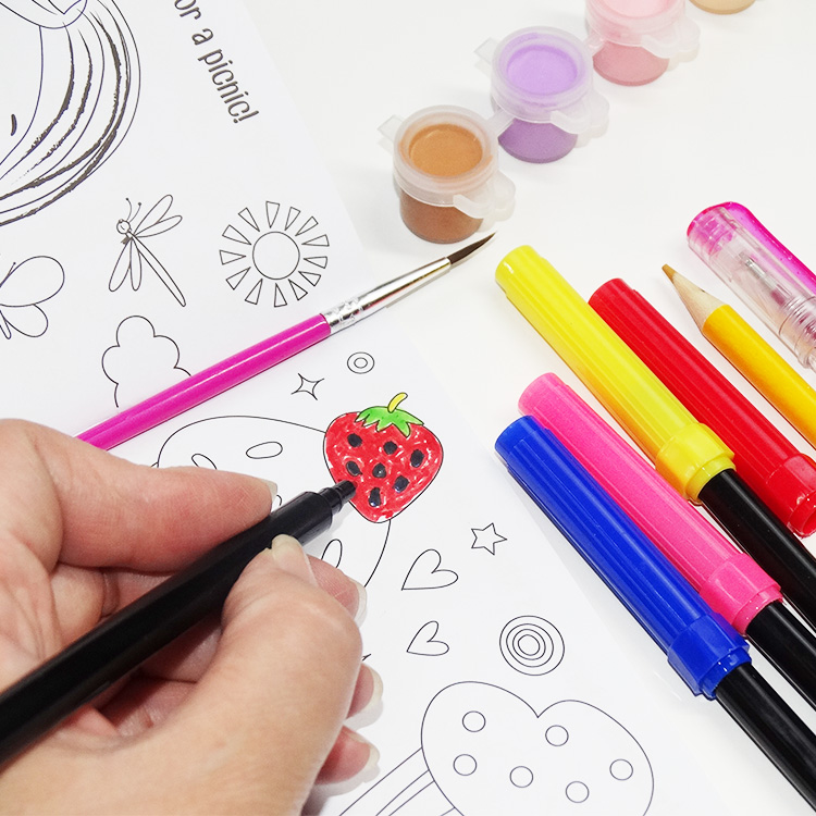Children's Coloring Doodle Book