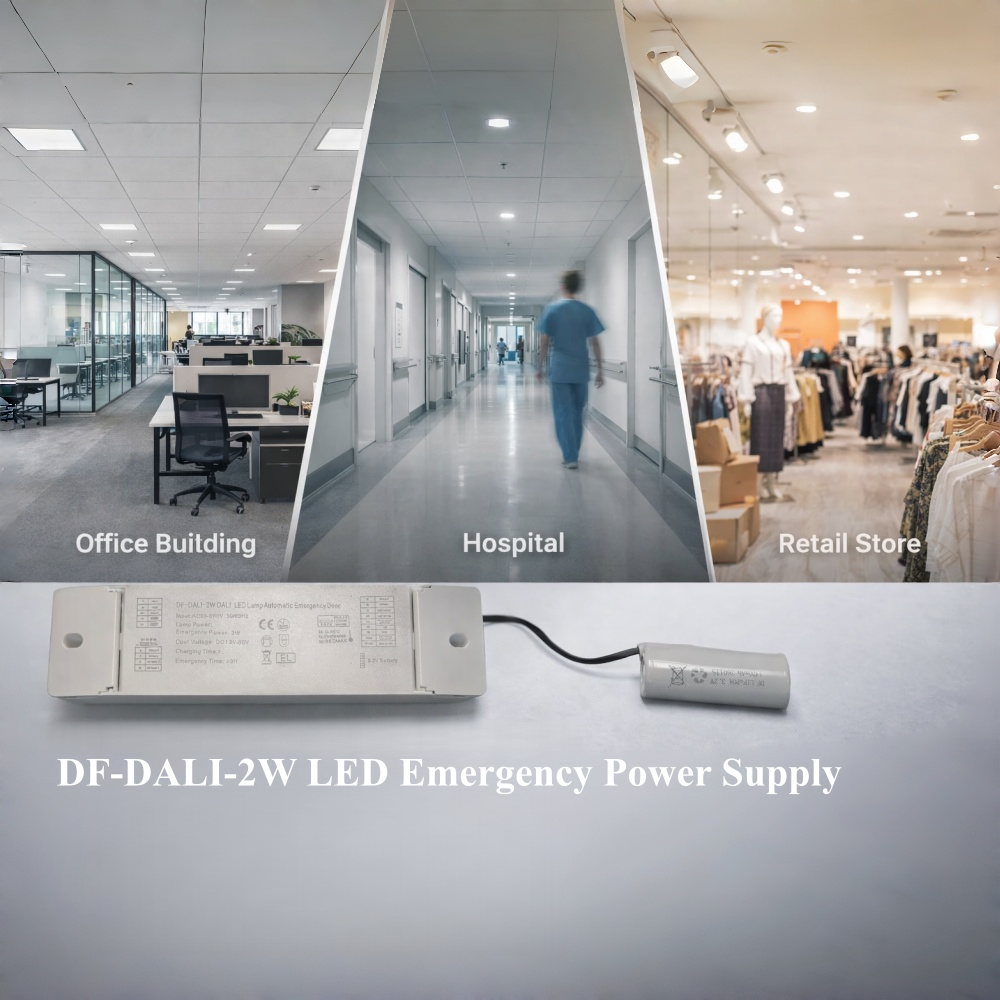 DALI-2 Dimmable LED Emergency Driver with Lithium Battery