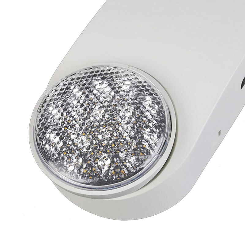 UL Listed Double Head LED Emergency Light with Rechargeable Exit Sign