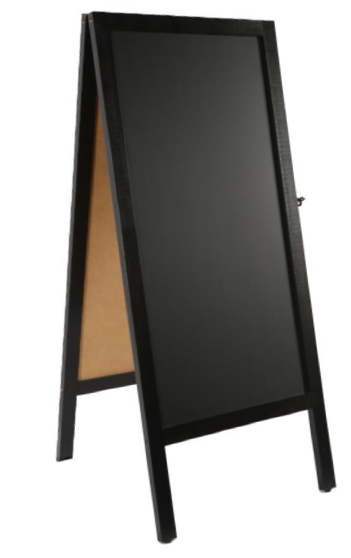 Non-magnetic or magnetic blackboard surface