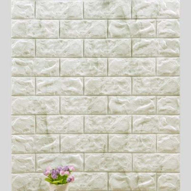 Self Adhesive 3D Brick Design Wallpaper
