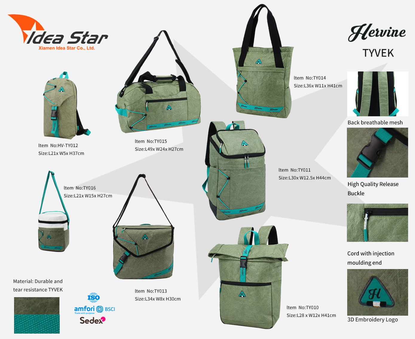 Waterproof Tear-Resistant Paper Cross-Body Bag TY012