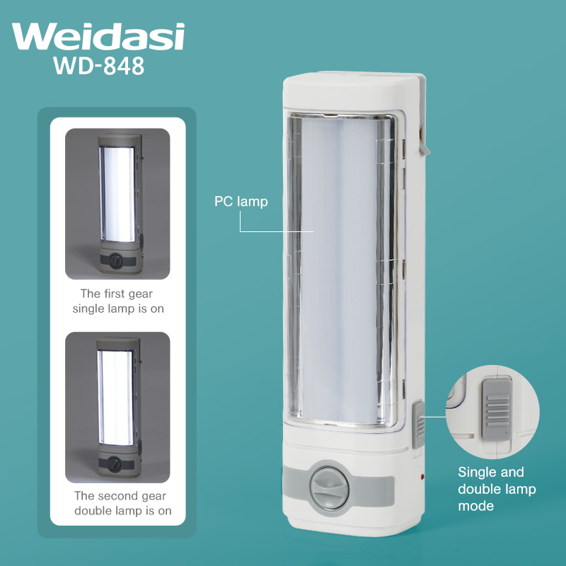 Rechargeable Portable Emergency Light for Indoor/Outdoor Use