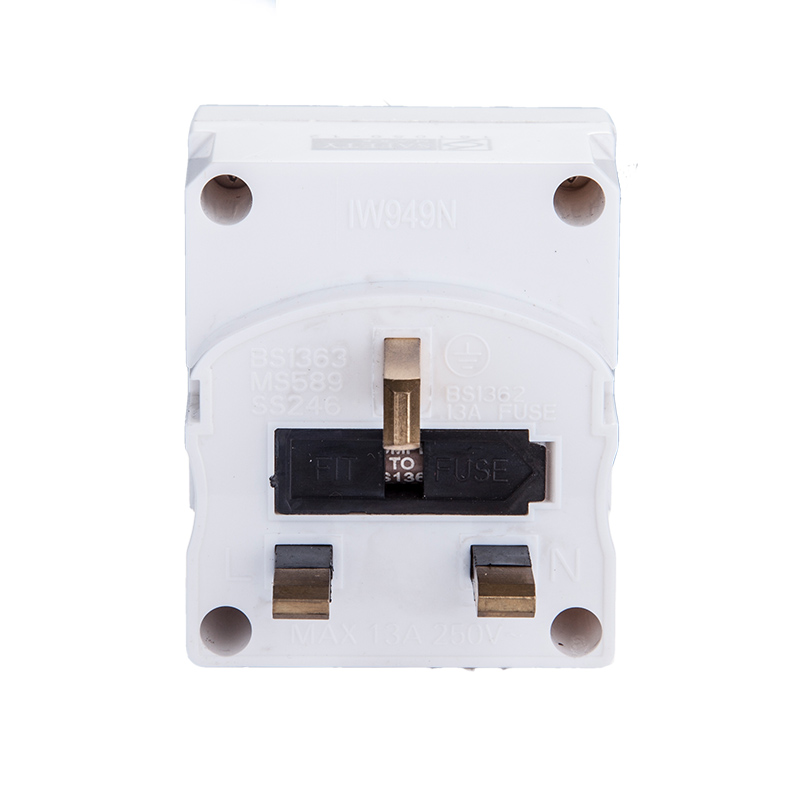 UK Travel Adapter with Two Round Pins