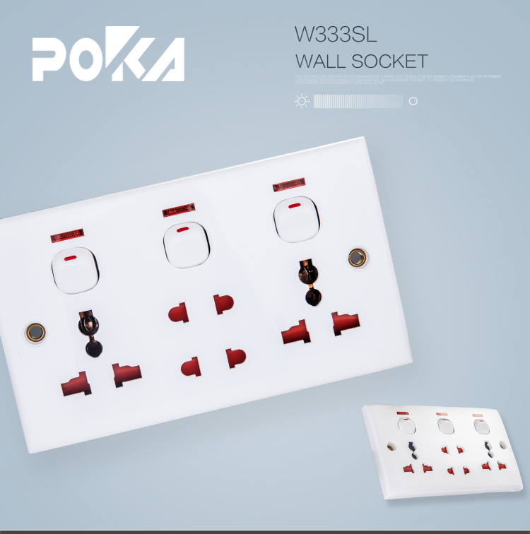 4-Way Universal Multi-Wall Switch Socket