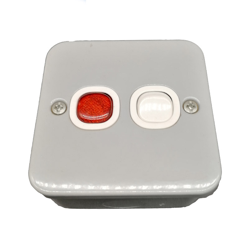 Heavy Duty Metal Safety Protection Wall Switch Socket