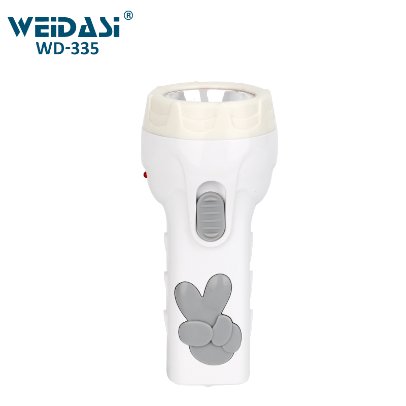 Rechargeable Mini Torch Portable Flashlight with Hidden Plug