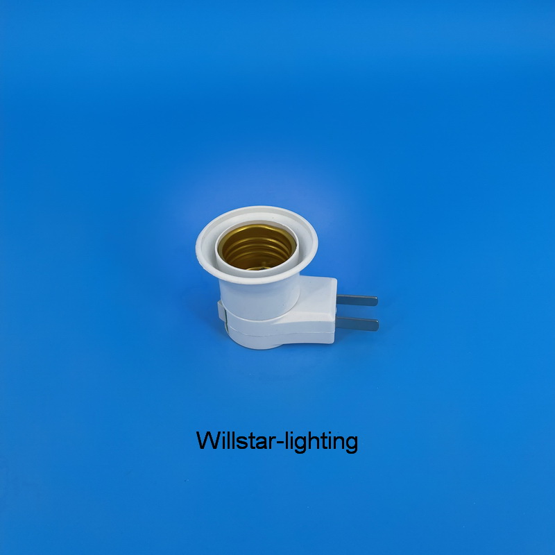 E27 Lamp Socket with Iron Plug