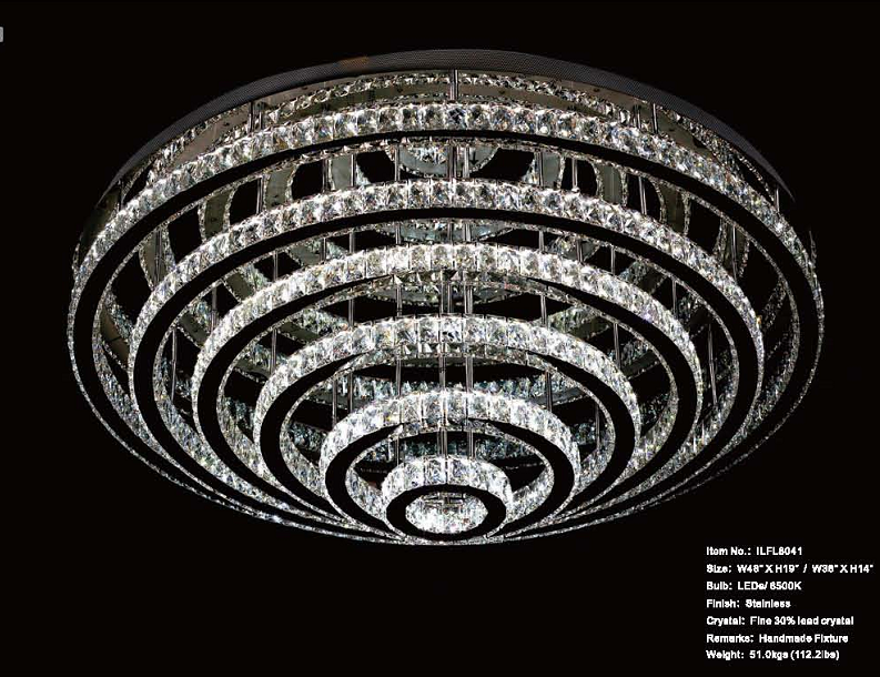 Crystal Lamp with 3-Way Remote Control and Bluetooth