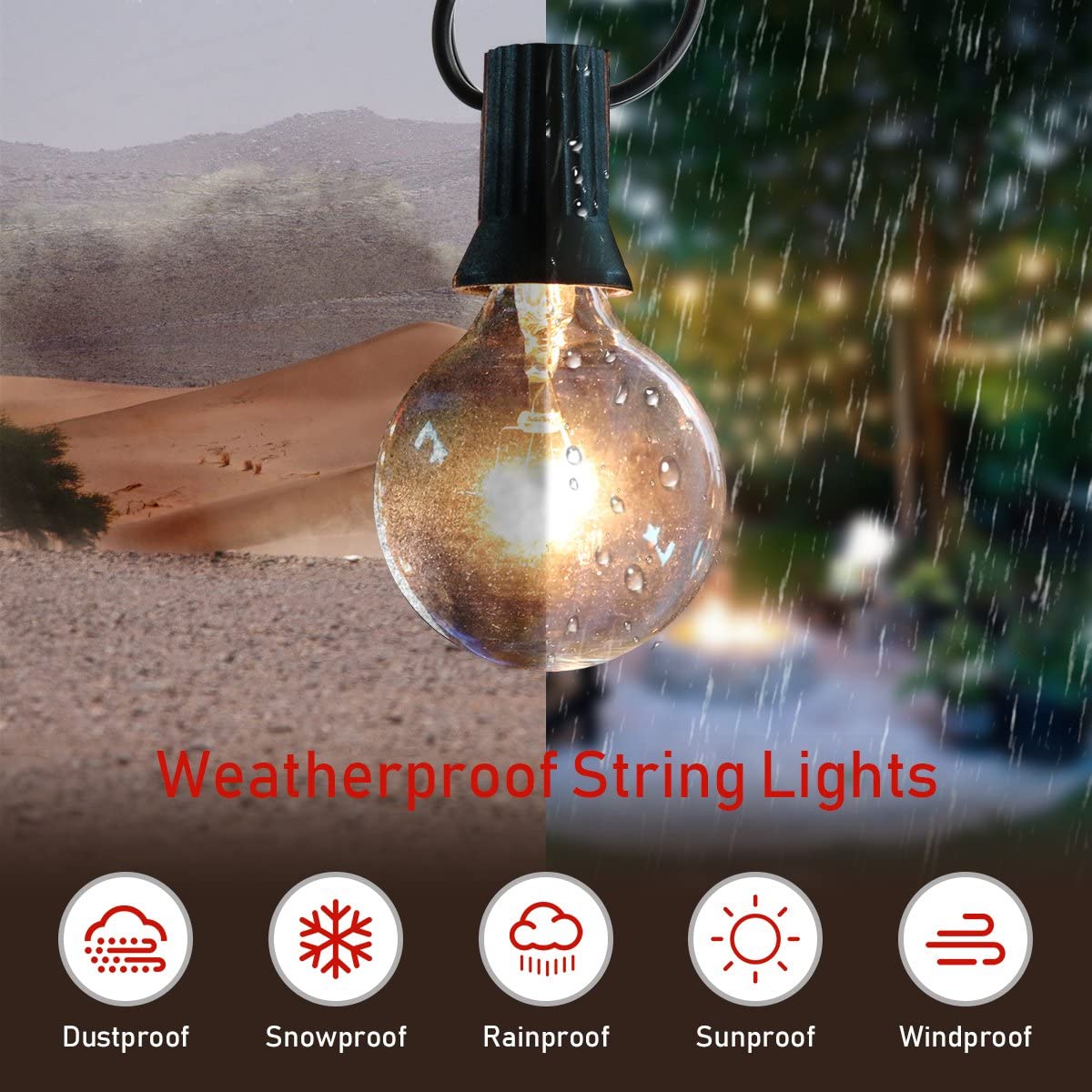 G40 E27 String Lights