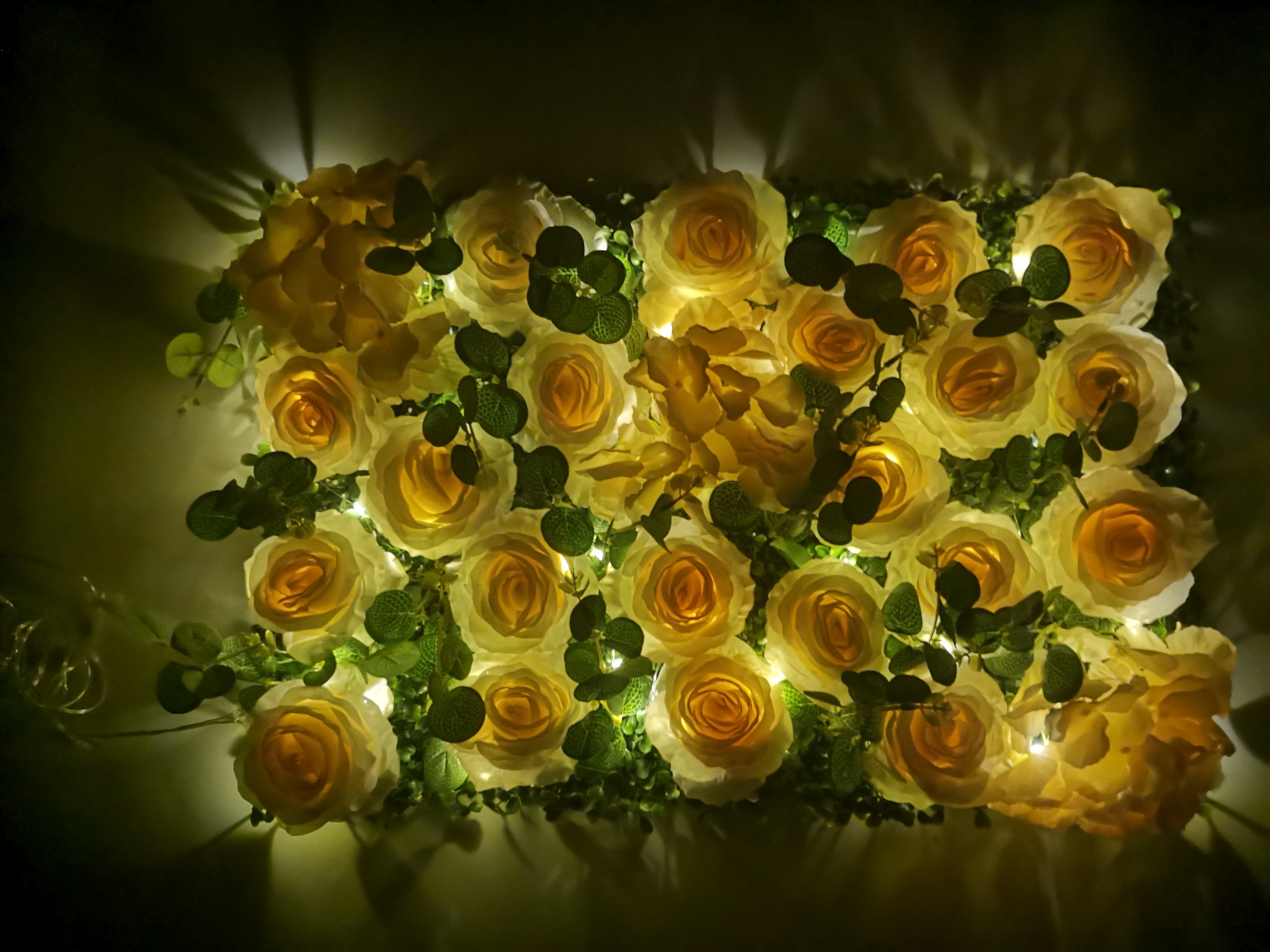 GANGES SA Solar Simulation Flower Rattan Light