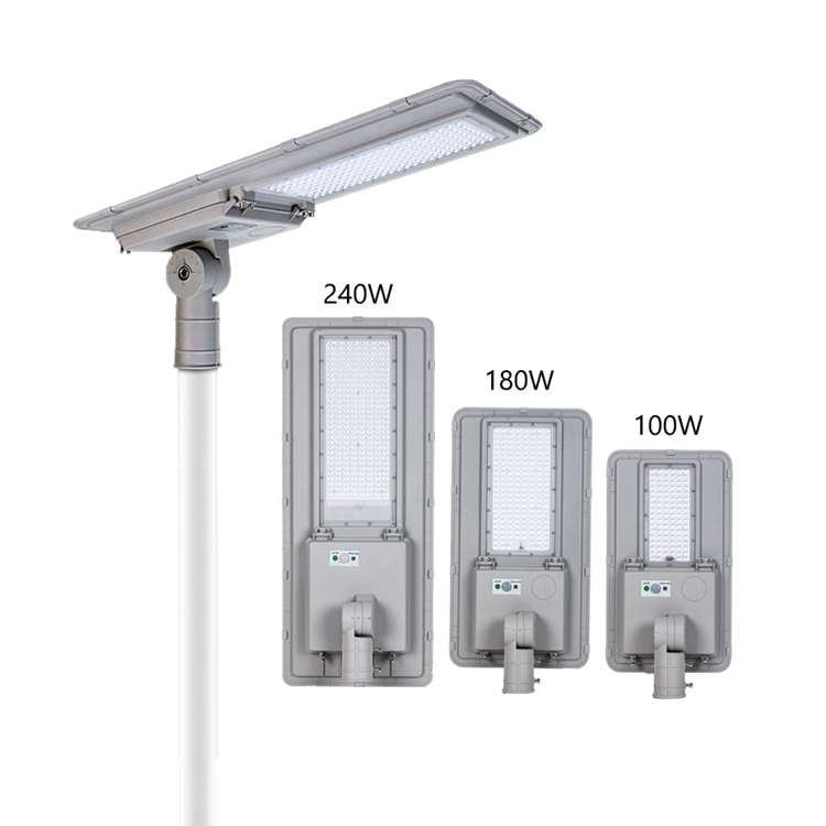 All-in-One Aluminum Solar Radar Sensor Remote Control Lamp