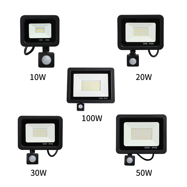 50W-200W LED Flood Light with Sensor