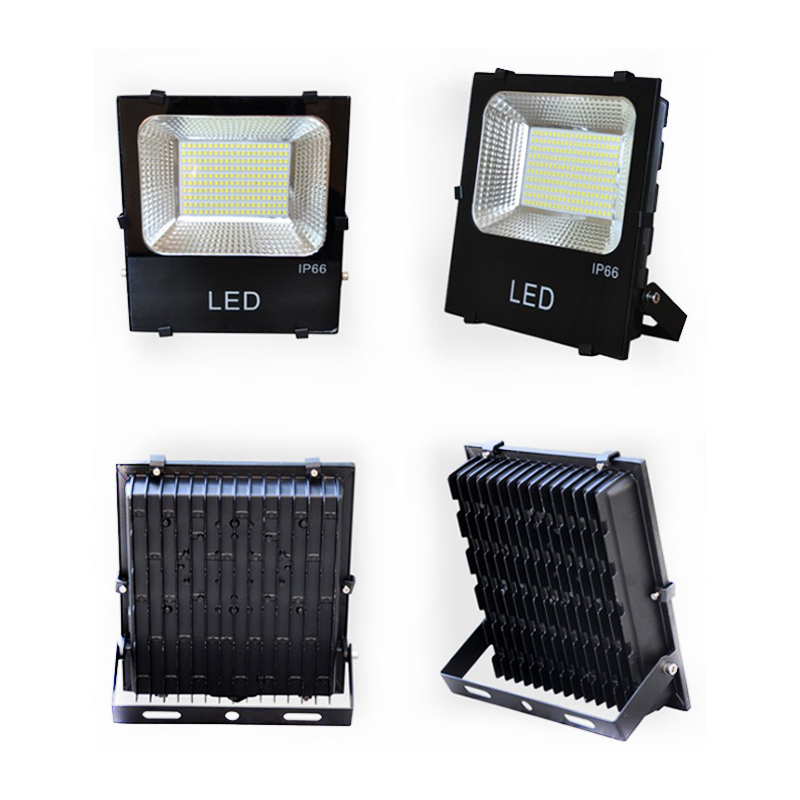 Outdoor solar flood light with 2-year warranty