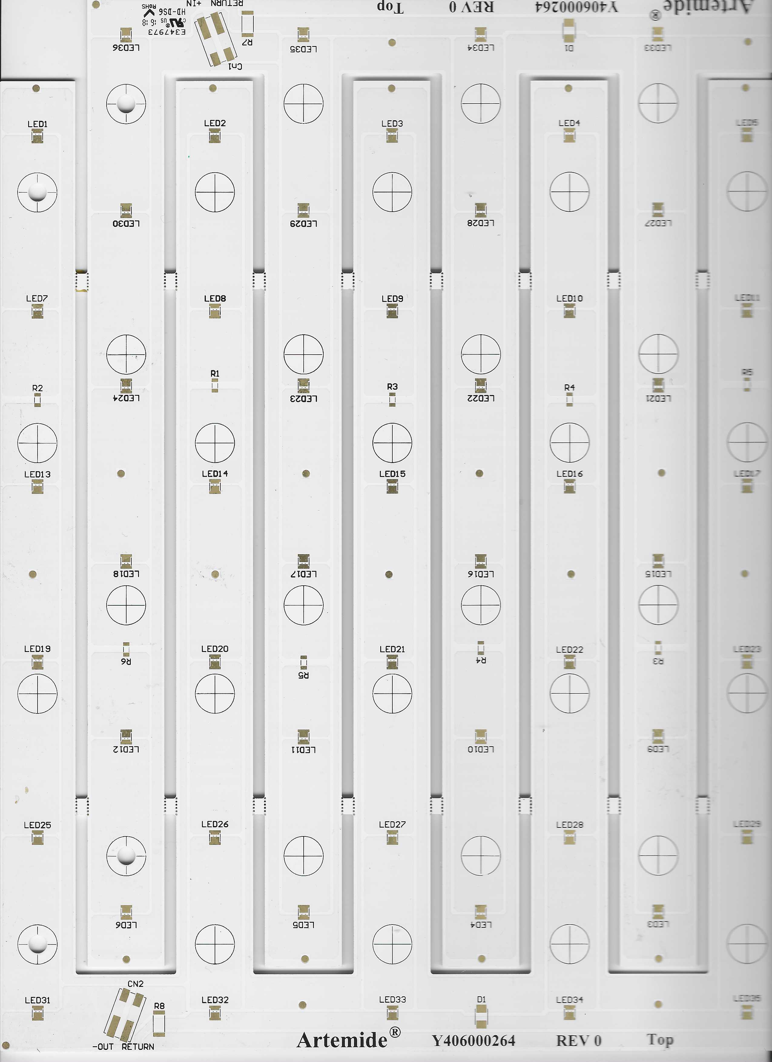Custom CEM-3 Single-Sided PCB with HASL Finish