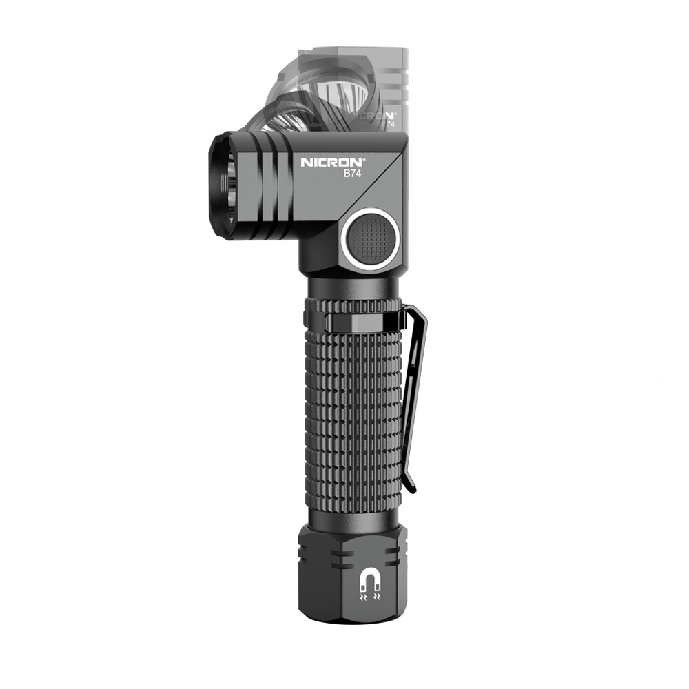 NICRON B74 Dual Fuel 700LM 7W Rechargeable Mini Flashlight