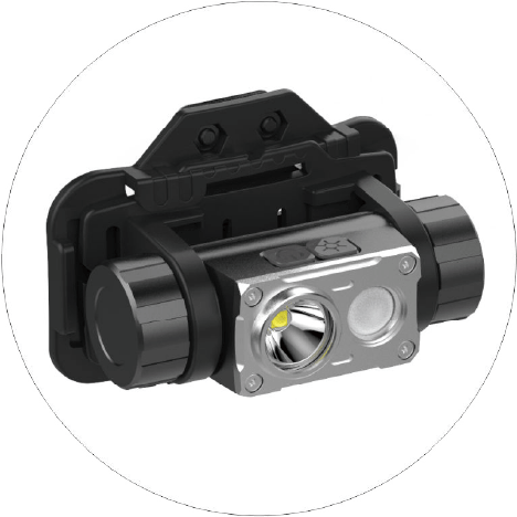 1000LM Rechargeable Aluminum Headlamp and Work Light