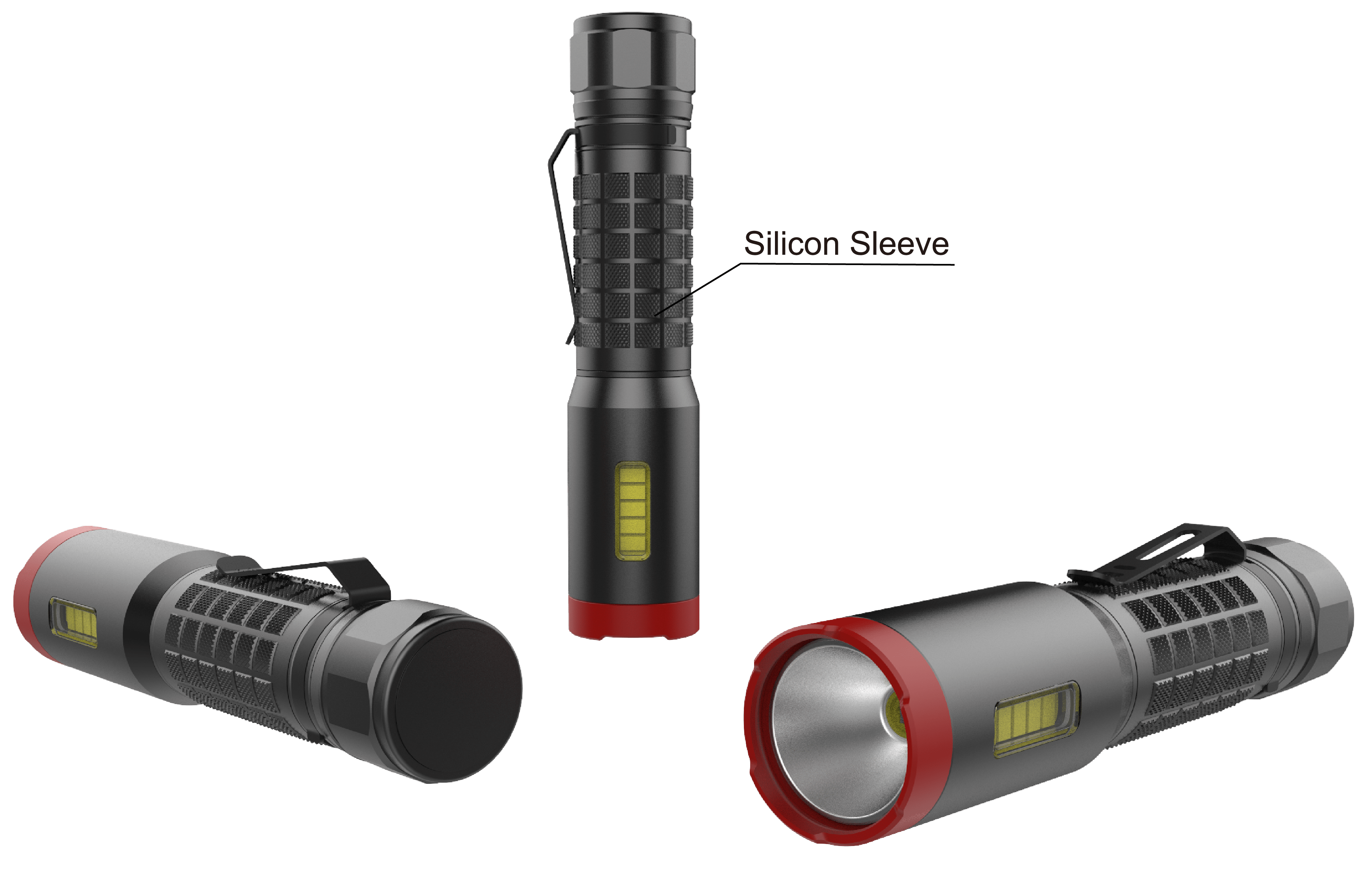 1000LM Professional Rechargeable Aluminum Flashlight and Work Light