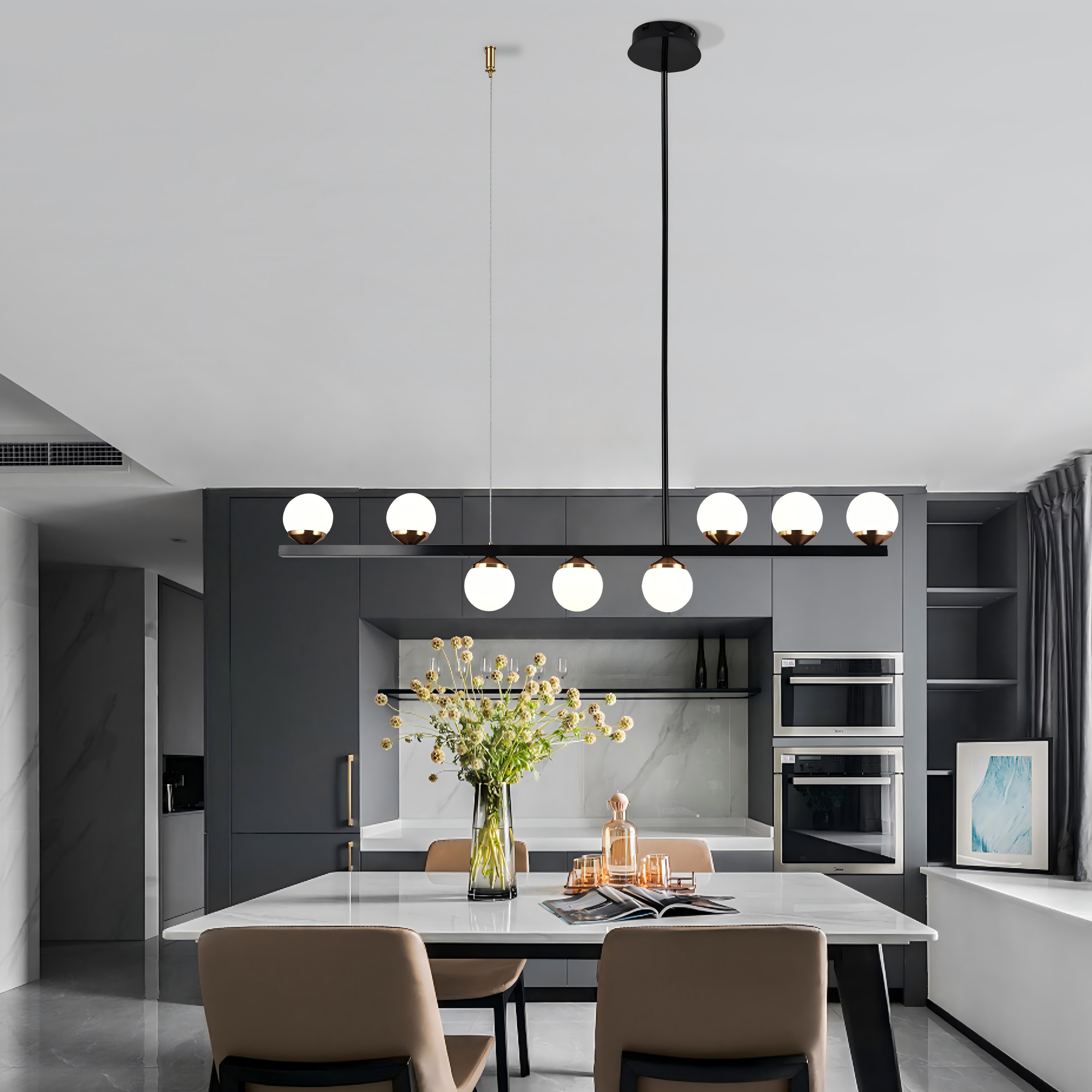 LL96211 Iron, Aluminum, and Acrylic Fixture