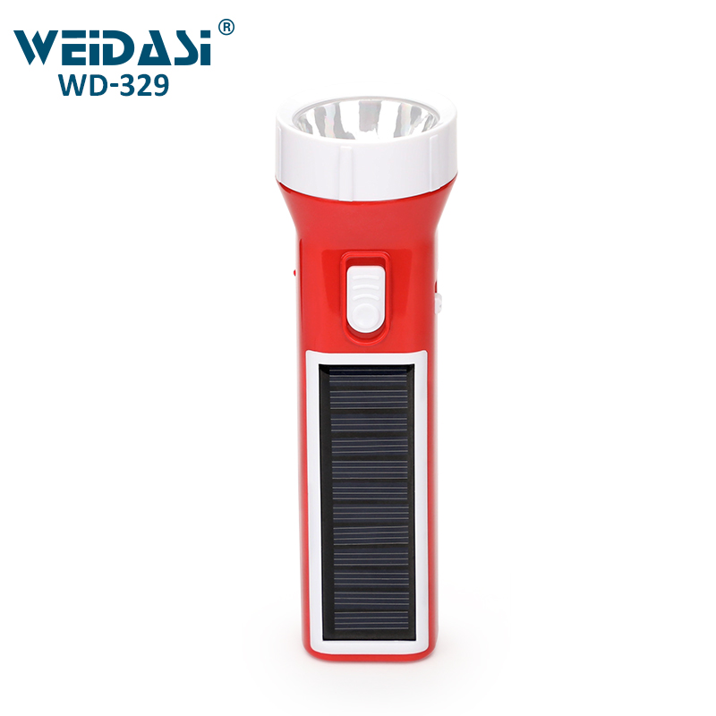 Multifunction High Power LED Solar Flashlight