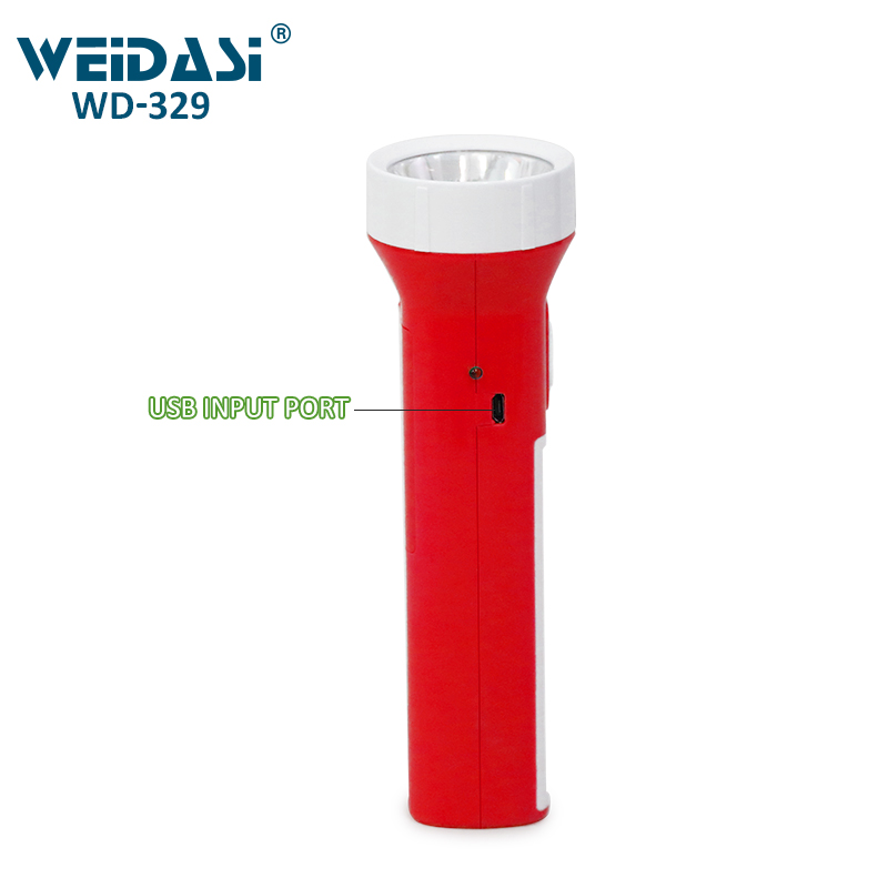 Multifunction High Power LED Solar Flashlight