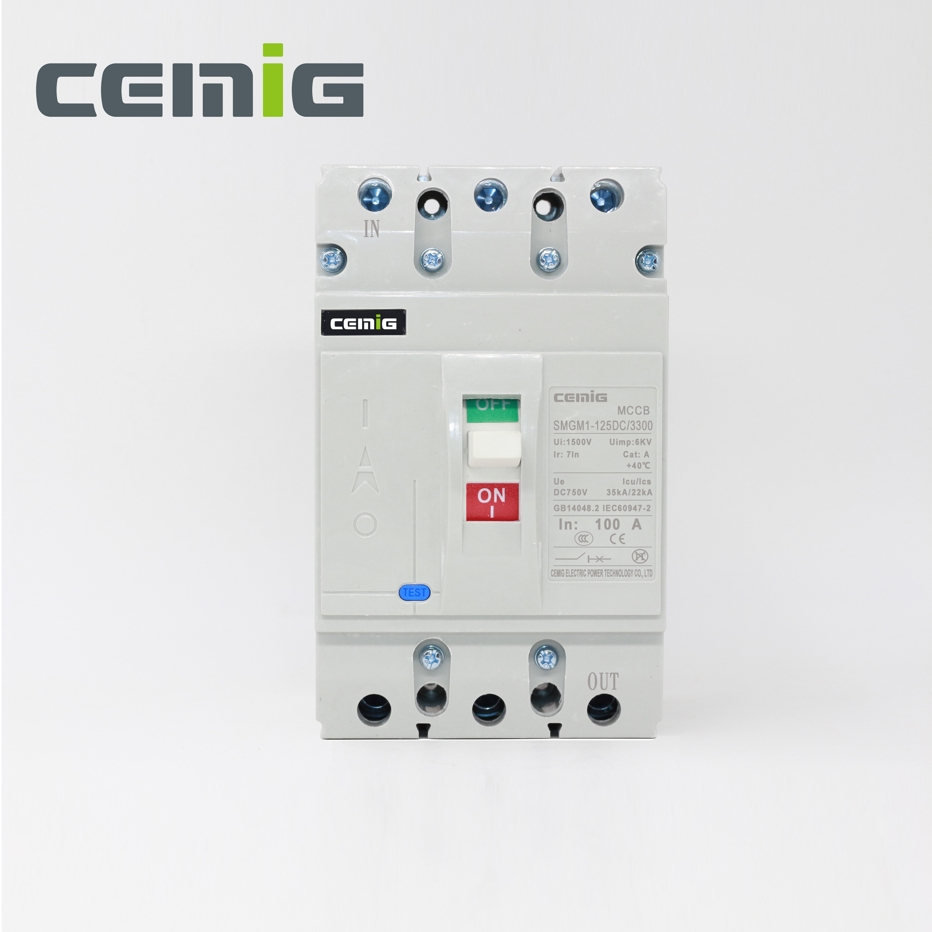 CEMIG SMGM1-DC Series Moulded Case Circuit Breaker MCCB