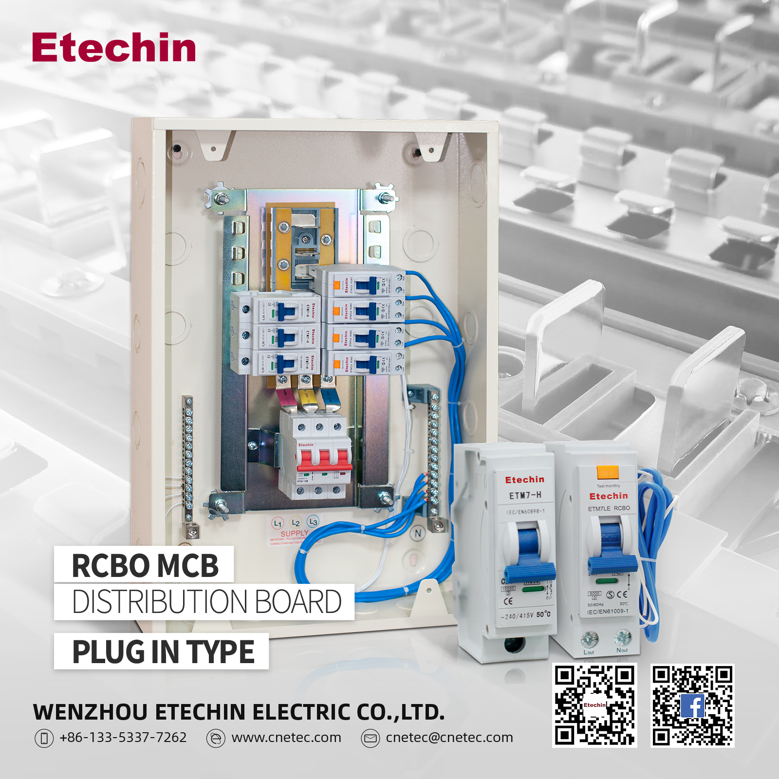 Load Center Box with Main Switch Options
