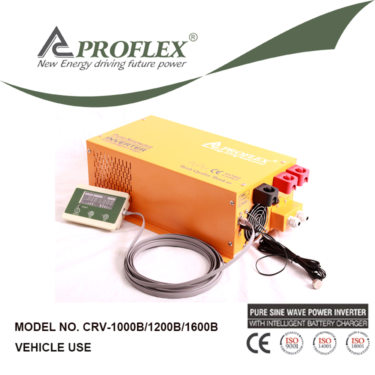 Pure Sine Wave Vehicle Power Inverter with Battery Isolator