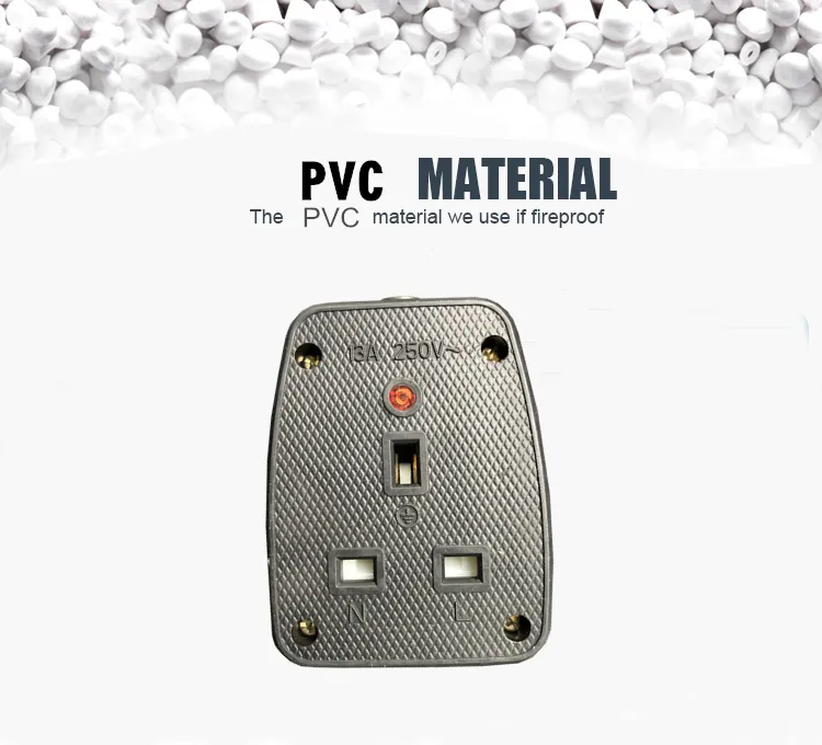 16A Heavy Duty Three-Round PVC Socket