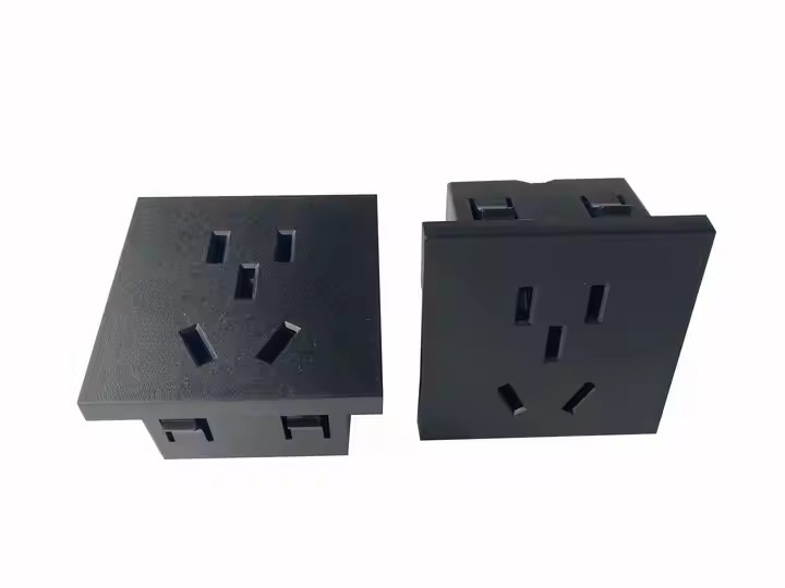 5-Pin Power Socket, Wall-Mounted, CCC Standard, 10A Wall Outlet