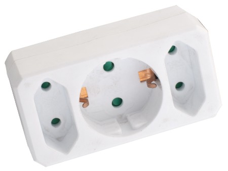 SHIQIONG Germany Type Plug Adapter with Child Protection