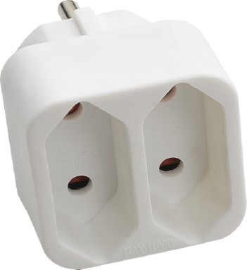 SHIQIONG Germany Type Plug Adapter with Child Protection