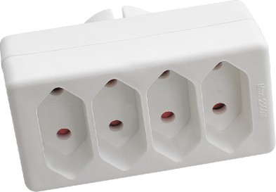 SHIQIONG Germany Type Plug Adapter with Child Protection