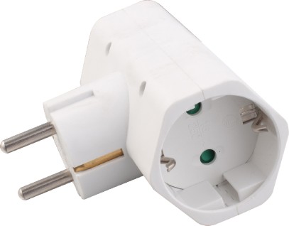 SHIQIONG 2x16A Germany Type Plug Adapter with Child Protection