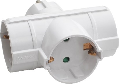Shiqiong 3x16A Germany Type Plug Adapter with Child Protection