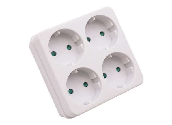 Shiqiong 4-Way Plug Adapter