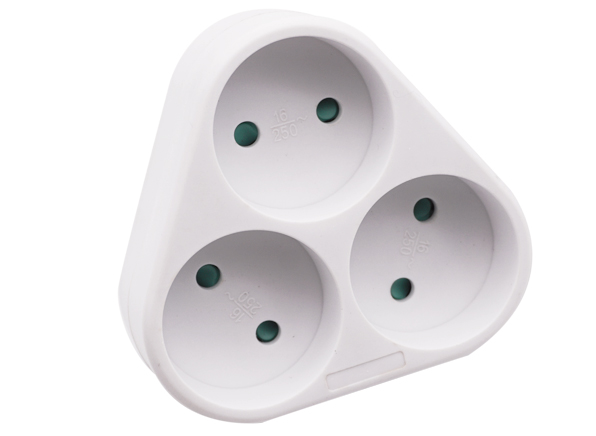 SHIQIONG 3-Way Plug Adapter