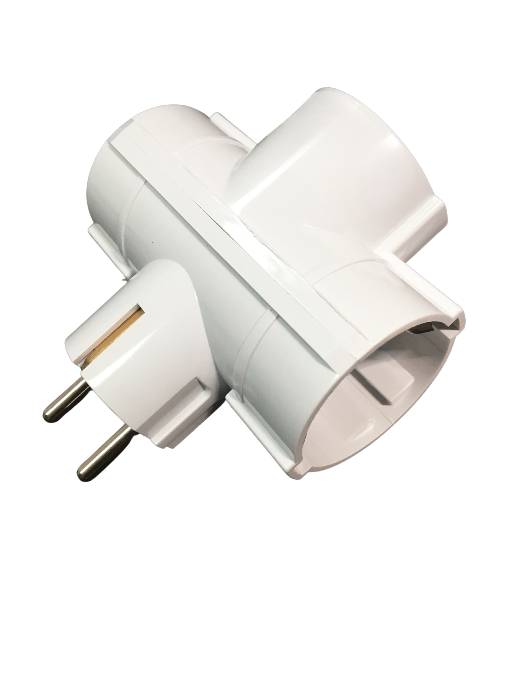 SHIQIONG 3x16A German Type Plug Adapter with Child Protection