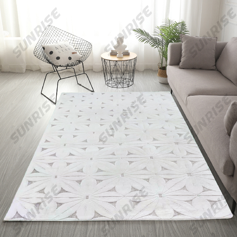 Rabbit Fur Printing Rug
