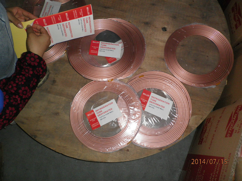 Refrigeration Copper Coil and Tube