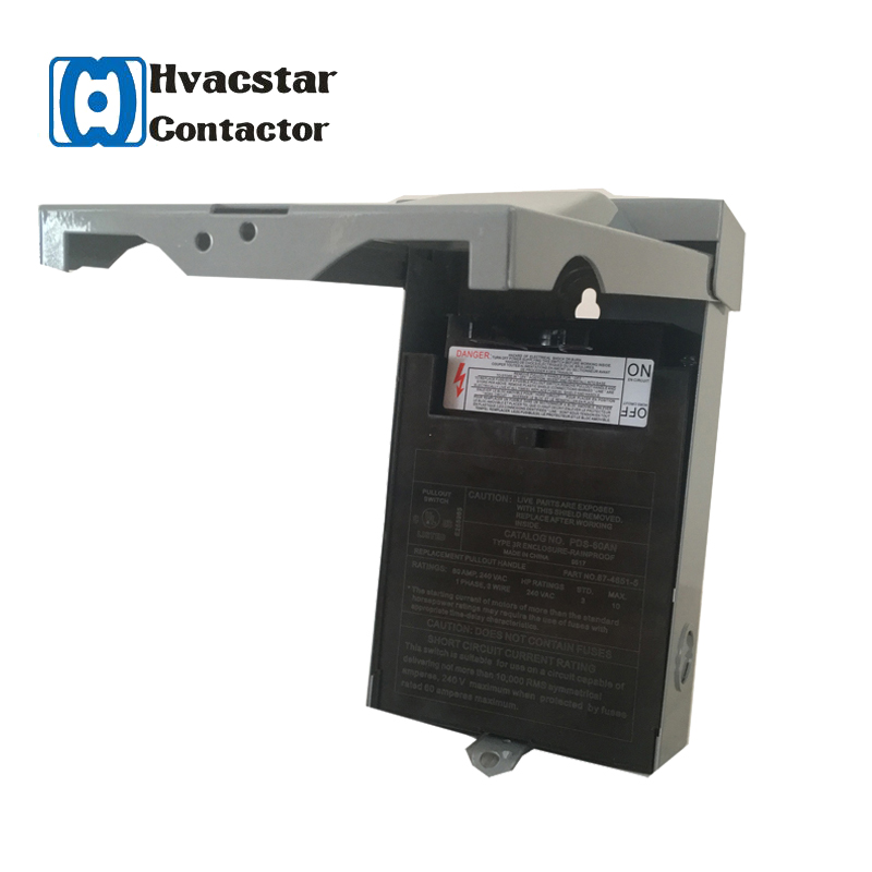 HVAC Metal Fused Disconnect Box PDS-60A
