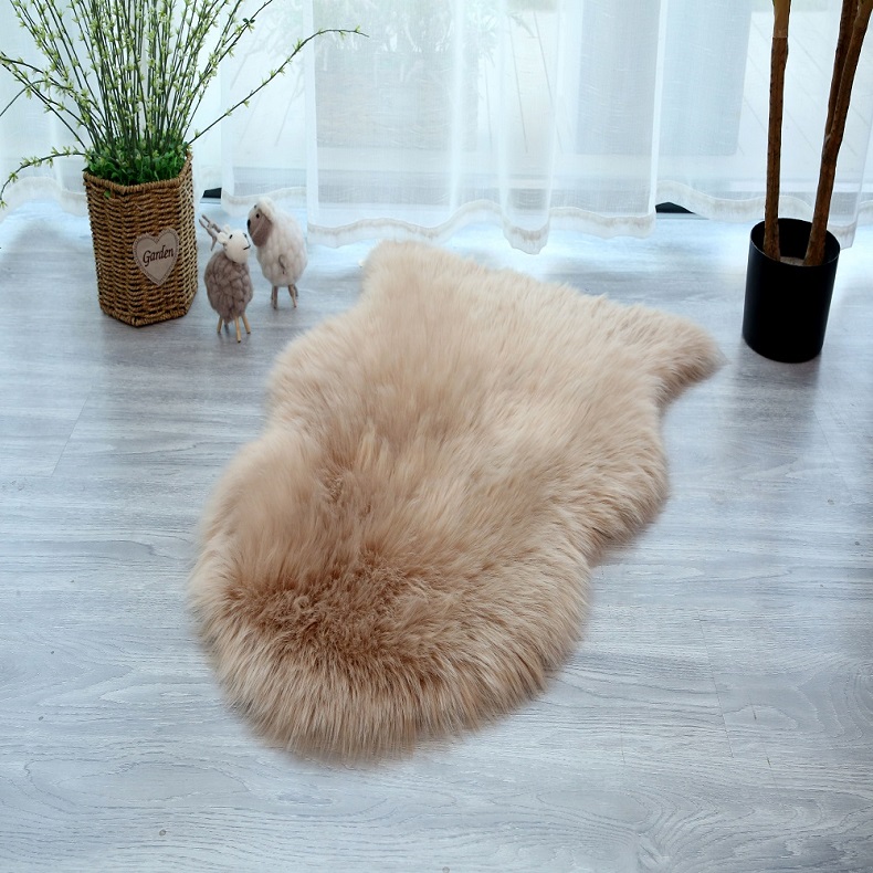 Fluffy Faux Fur Sheepskin Rug Carpet